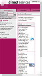 Mobile Screenshot of directservices.de