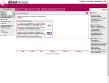 Tablet Screenshot of directservices.de